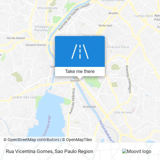 Rua Vicentina Gomes map