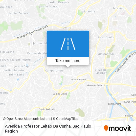 Avenida Professor Leitão Da Cunha map