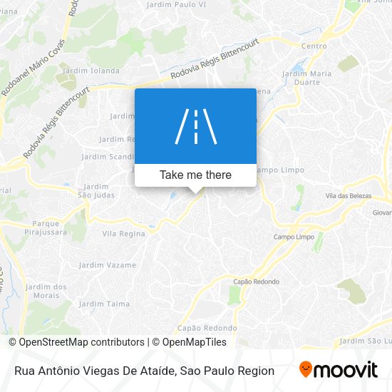 Rua Antônio Viegas De Ataíde map