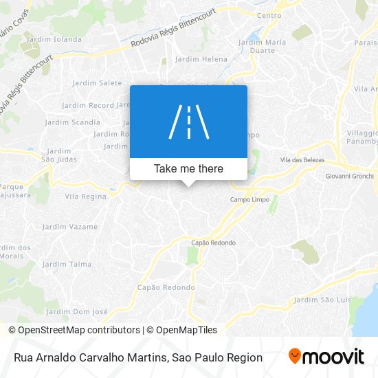 Rua Arnaldo Carvalho Martins map