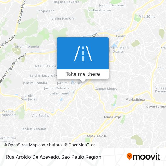 Rua Aroldo De Azevedo map