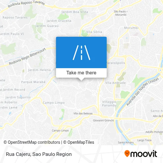Rua Cajeru map