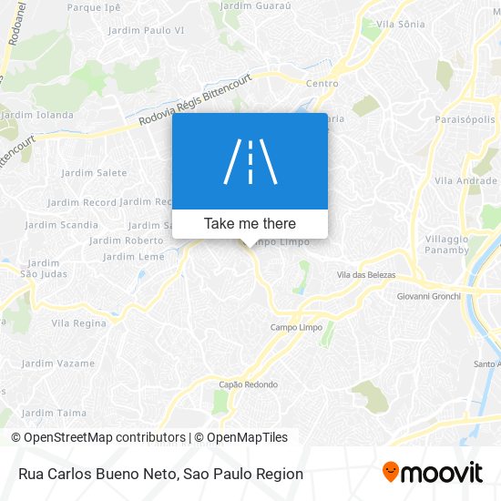 Mapa Rua Carlos Bueno Neto