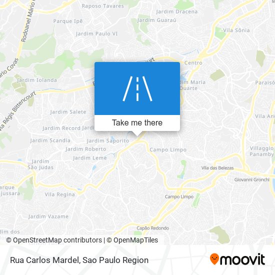 Mapa Rua Carlos Mardel