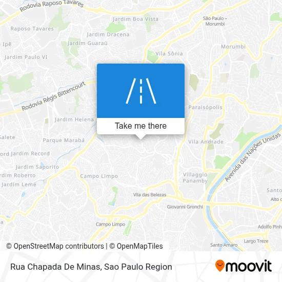 Rua Chapada De Minas map