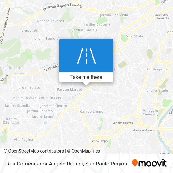 Rua Comendador Angelo Rinaldi map