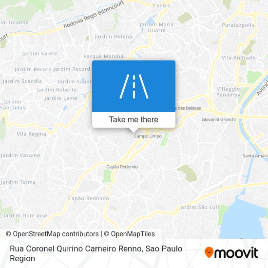 Rua Coronel Quirino Carneiro Renno map
