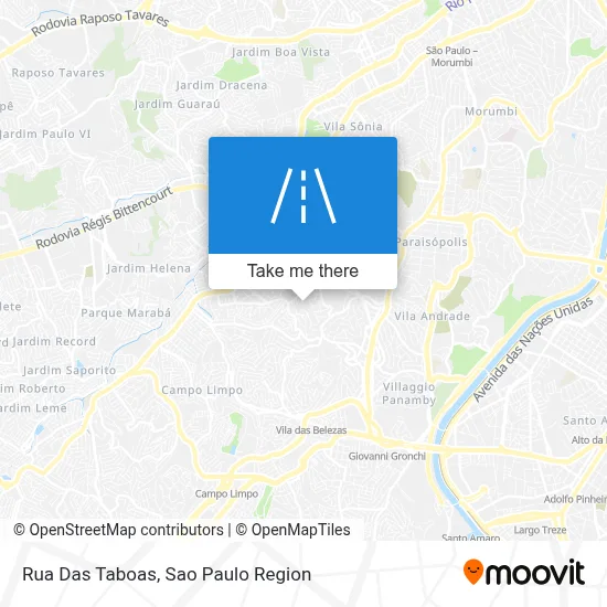 Rua Das Taboas map