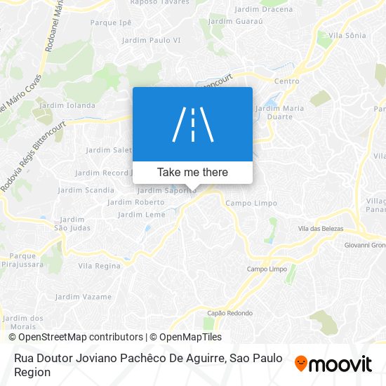 Mapa Rua Doutor Joviano Pachêco De Aguirre