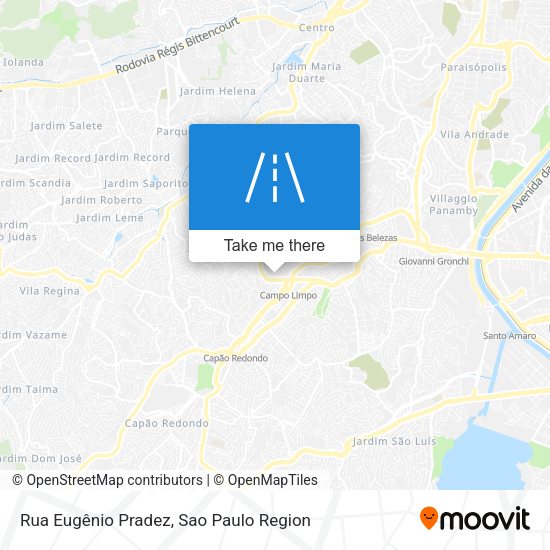 Rua Eugênio Pradez map