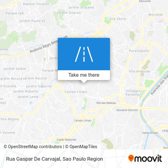 Rua Gaspar De Carvajal map