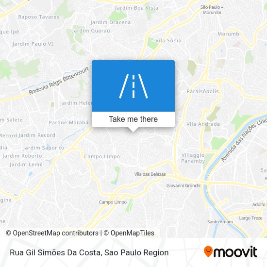 Rua Gil Simões Da Costa map