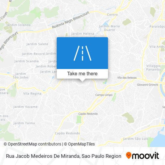 Mapa Rua Jacob Medeiros De Miranda