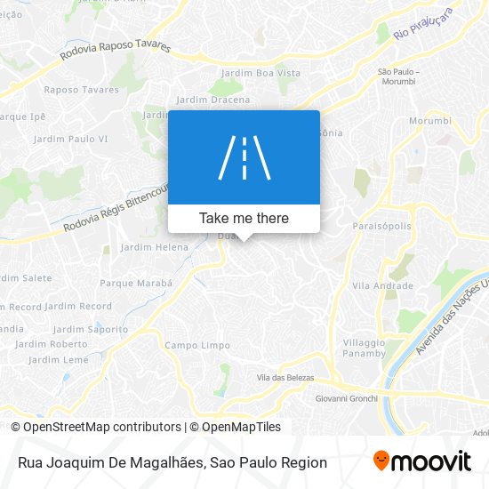 Mapa Rua Joaquim De Magalhães