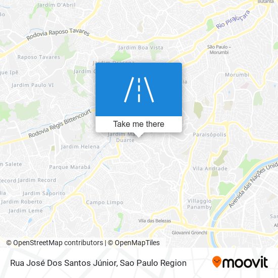 Mapa Rua José Dos Santos Júnior