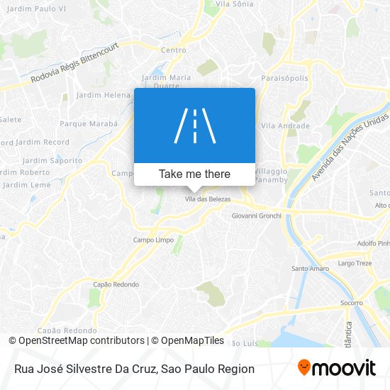 Mapa Rua José Silvestre Da Cruz