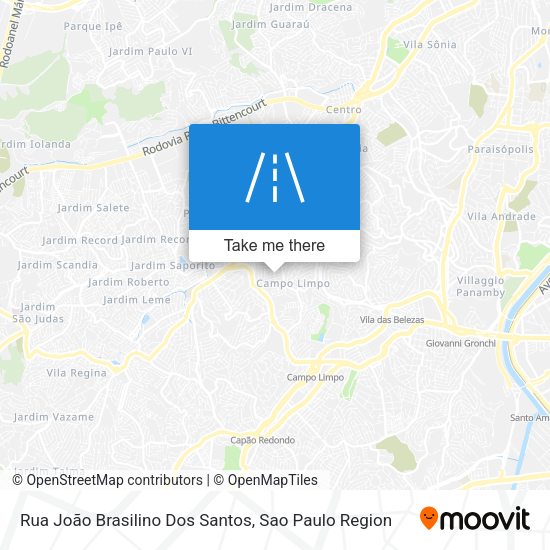 Rua João Brasilino Dos Santos map