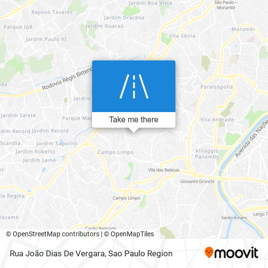 Mapa Rua João Dias De Vergara