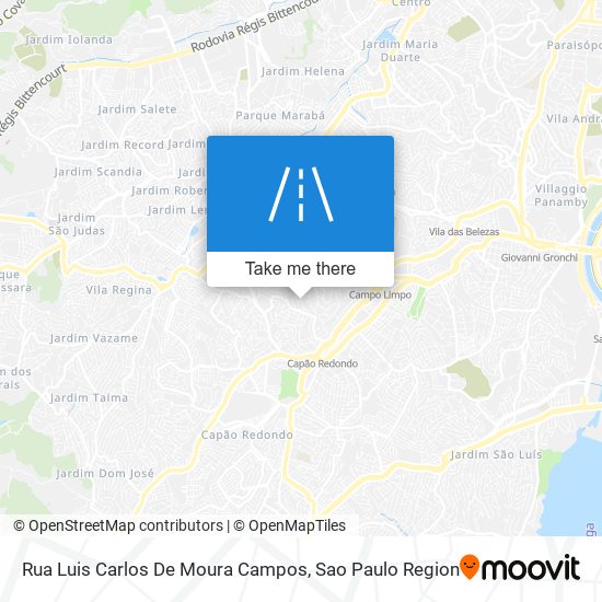 Rua Luis Carlos De Moura Campos map