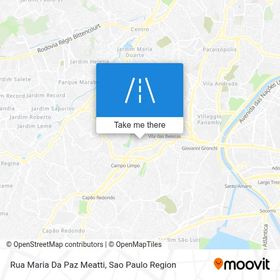 Rua Maria Da Paz Meatti map