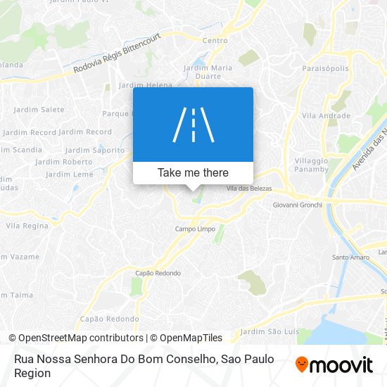 Rua Nossa Senhora Do Bom Conselho map