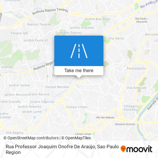 Rua Professor Joaquim Onofre De Araújo map