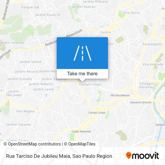 Rua Tarciso De Jubileu Maia map