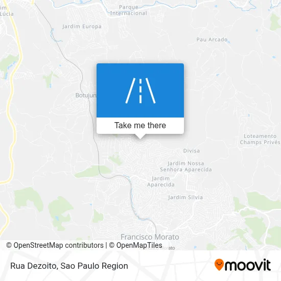 Rua Dezoito map