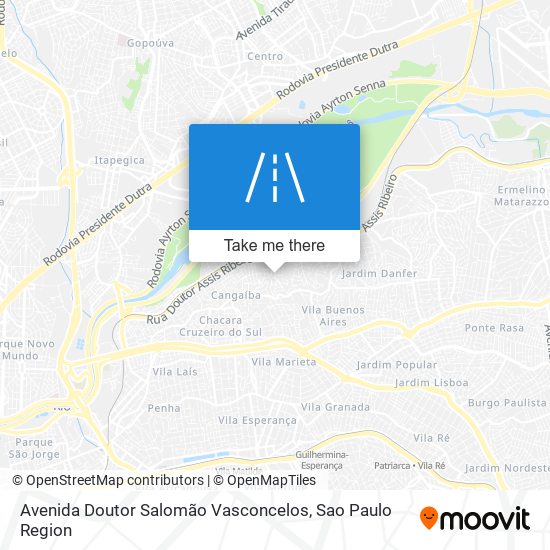 Avenida Doutor Salomão Vasconcelos map