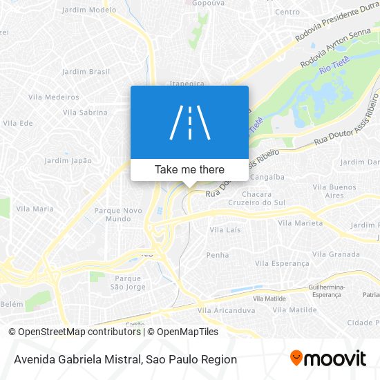 Mapa Avenida Gabriela Mistral