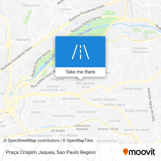 Praça Crispim Jaques map