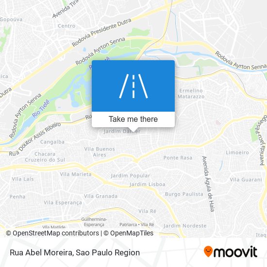 Mapa Rua Abel Moreira