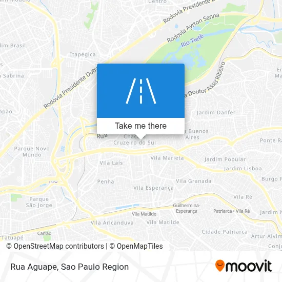 Rua Aguape map