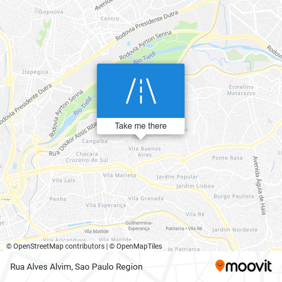 Rua Alves Alvim map
