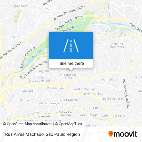 Rua Alves Machado map