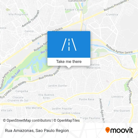 Rua Amazonas map