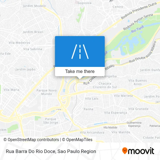 Rua Barra Do Rio Doce map