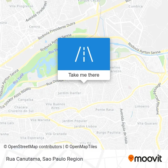 Rua Canutama map