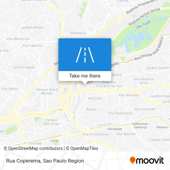 Rua Coperema map