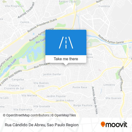 Mapa Rua Cândido De Abreu