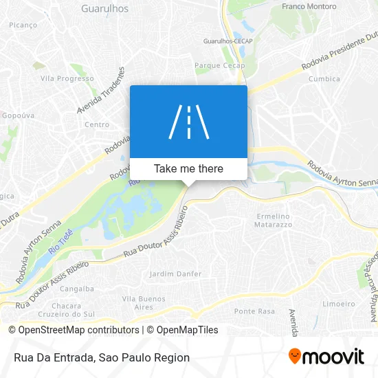 Rua Da Entrada map