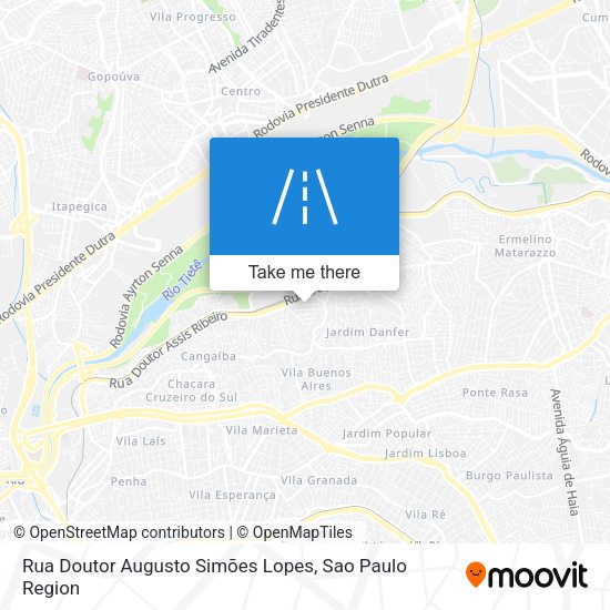 Rua Doutor Augusto Simões Lopes map
