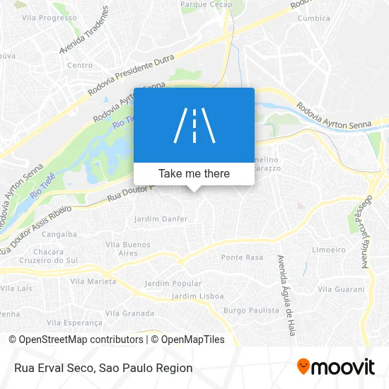 Rua Erval Seco map