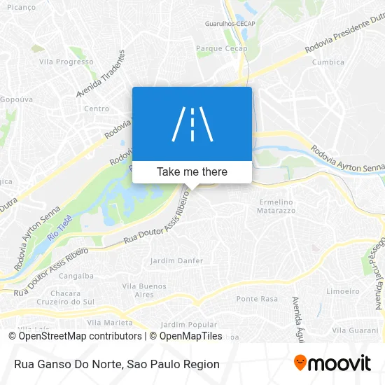Rua Ganso Do Norte map