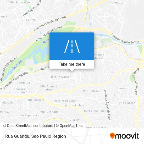 Rua Guandu map