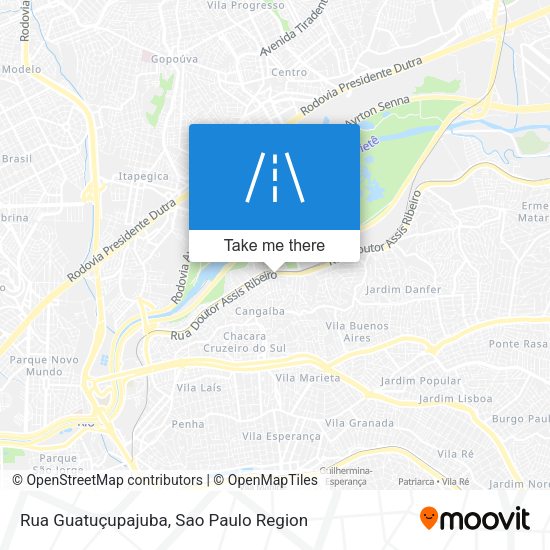 Rua Guatuçupajuba map