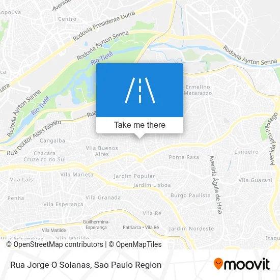 Rua Jorge O Solanas map