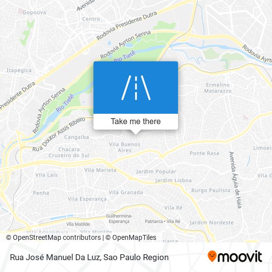 Mapa Rua José Manuel Da Luz