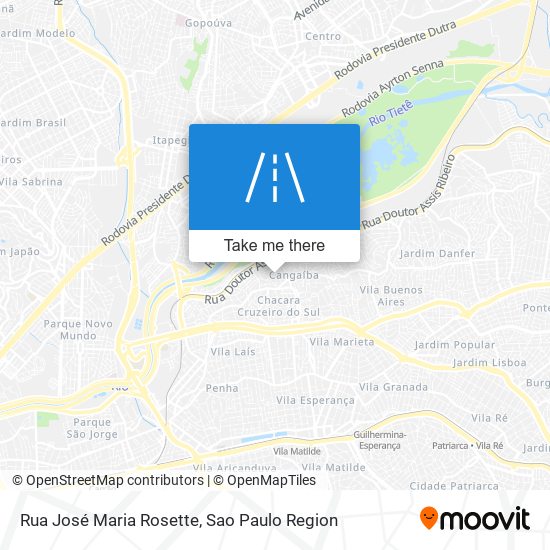 Rua José Maria Rosette map