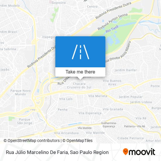 Mapa Rua Júlio Marcelino De Faria
